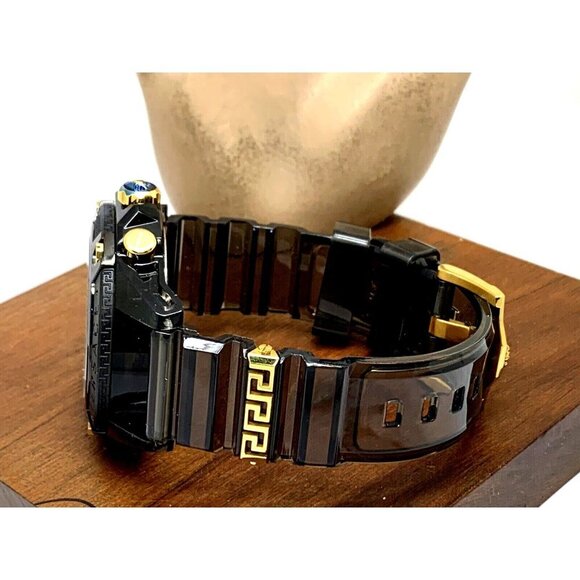 Versace Men's Watch VEZ700421 Icon Active Swiss Quartz Chronograph Gold … - Picture 9 of 14